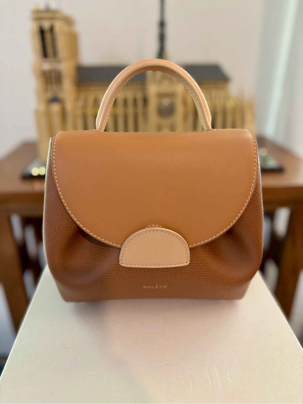 Polene Numero Un Nano Trio Camel Paris Cross-Body/Mini Bag